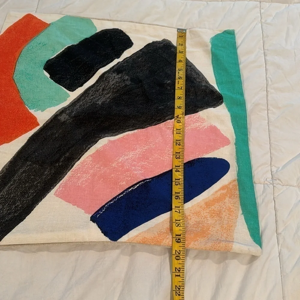 Kate Spade ♠️ New York abstract art pillow case NWT